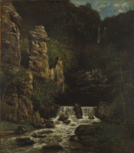 Courbet, Gustave Landscape with Waterfall china oil painting image